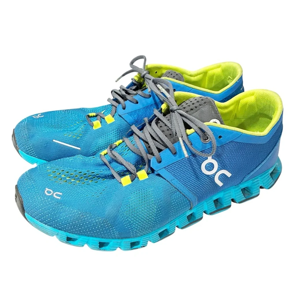 On Cloud Cloudswift 70/30 Blue & Volt Colors Men’s Size 8.5 Low Top Sneaker